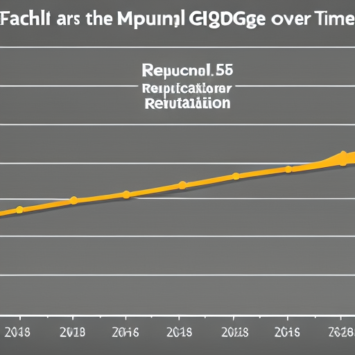 or chart showing the rise and fall of Dogecoin faucet reputation over time