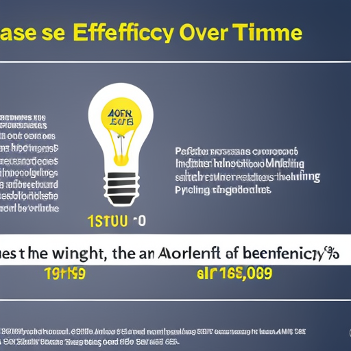 charting the increase in efficiency over time, with a lightbulb at the highest point representing the benefits of auto-claiming