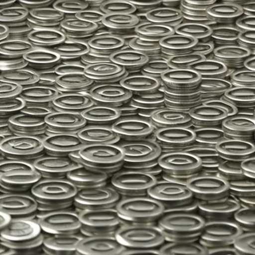 An image of a faucet pouring out coins that ripple in a continuous stream of energy