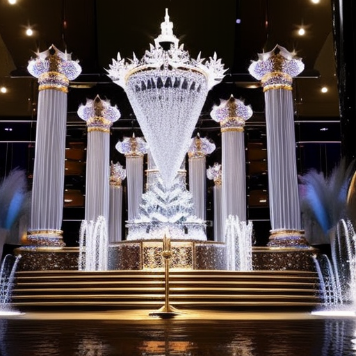 Ering fountain of NFTs, overflowing with rewards of varying opulence