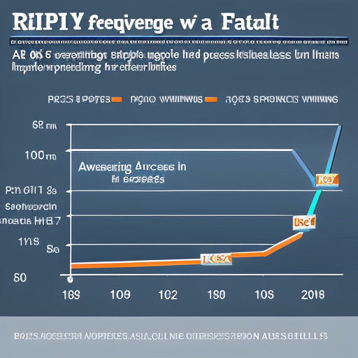Graph showing the increasing frequency of ripple faucet access, with a hand pointing to the highest peak