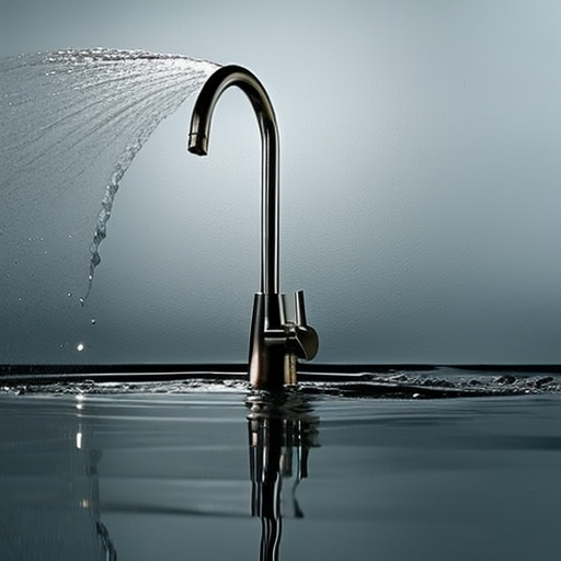 N standing in front of a faucet, arm outstretched, water pouring freely down their arm