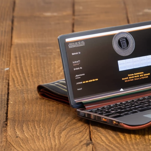 Filled wallet, with a hand reaching in to take coins, with a daily calendar and a laptop in the background